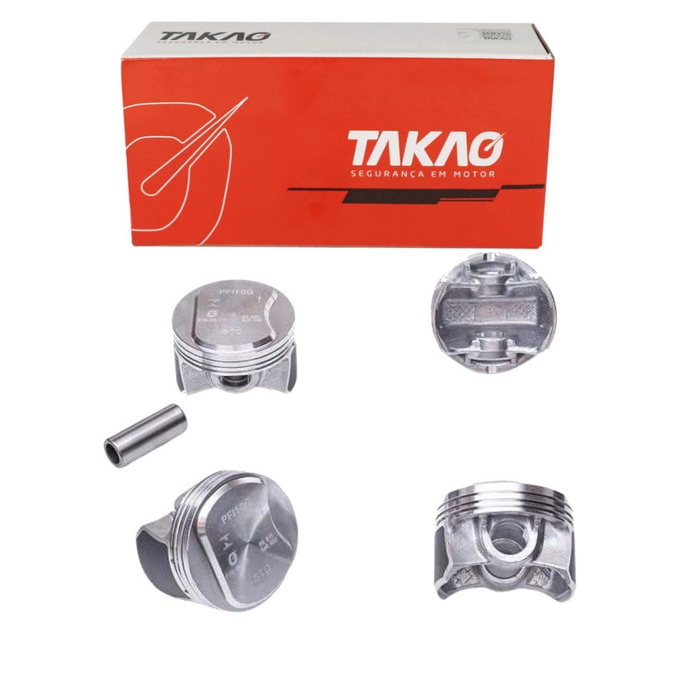 Pistão (Jg) Uno Novo 1.0 8V 2011 A 2019 / Siena Novo 1.0 8V 2011 A 2019 / Mobi Update 1.0 8V 2011 A 2019 - Takao Pfi10Gstd
