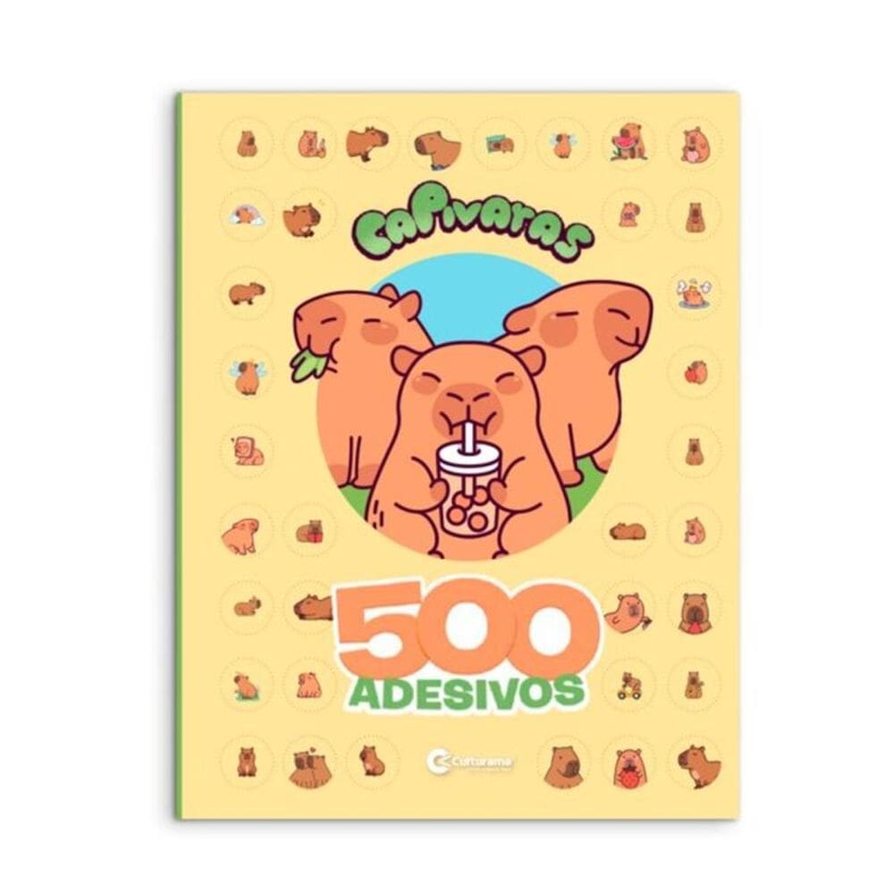 500 Adesivos Capivaras