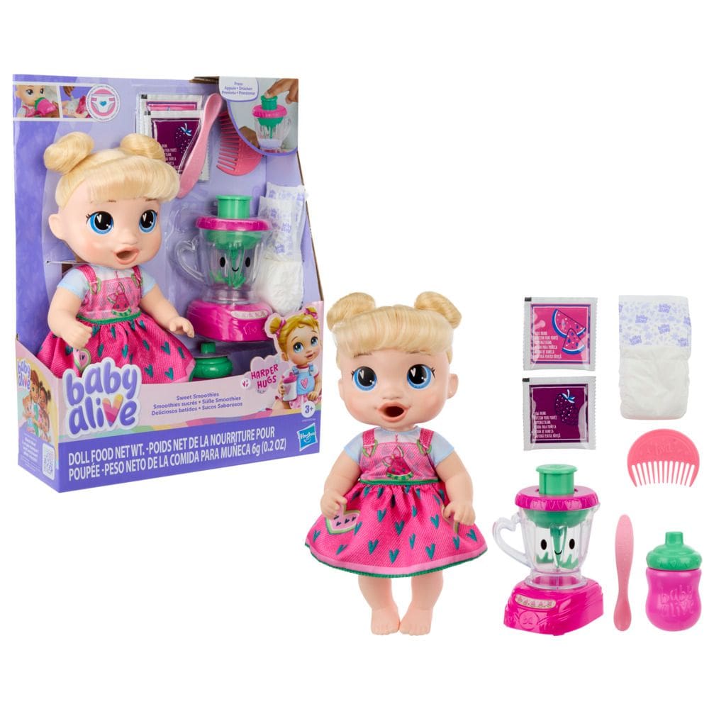 Baby Alive Sweet Smoothies Harper Hugs