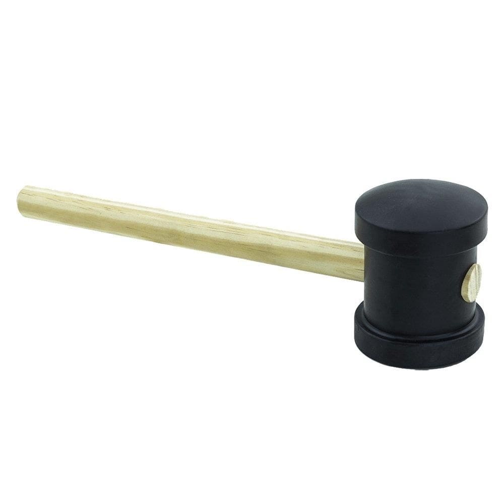 Martelo Borracha Thompson 40mm Preto - Embalagem com 6 Unidades