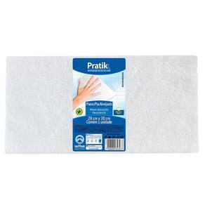 Pano Alvejado Pratik para Pia 28x30cm - Embalagem com 24 Unidades