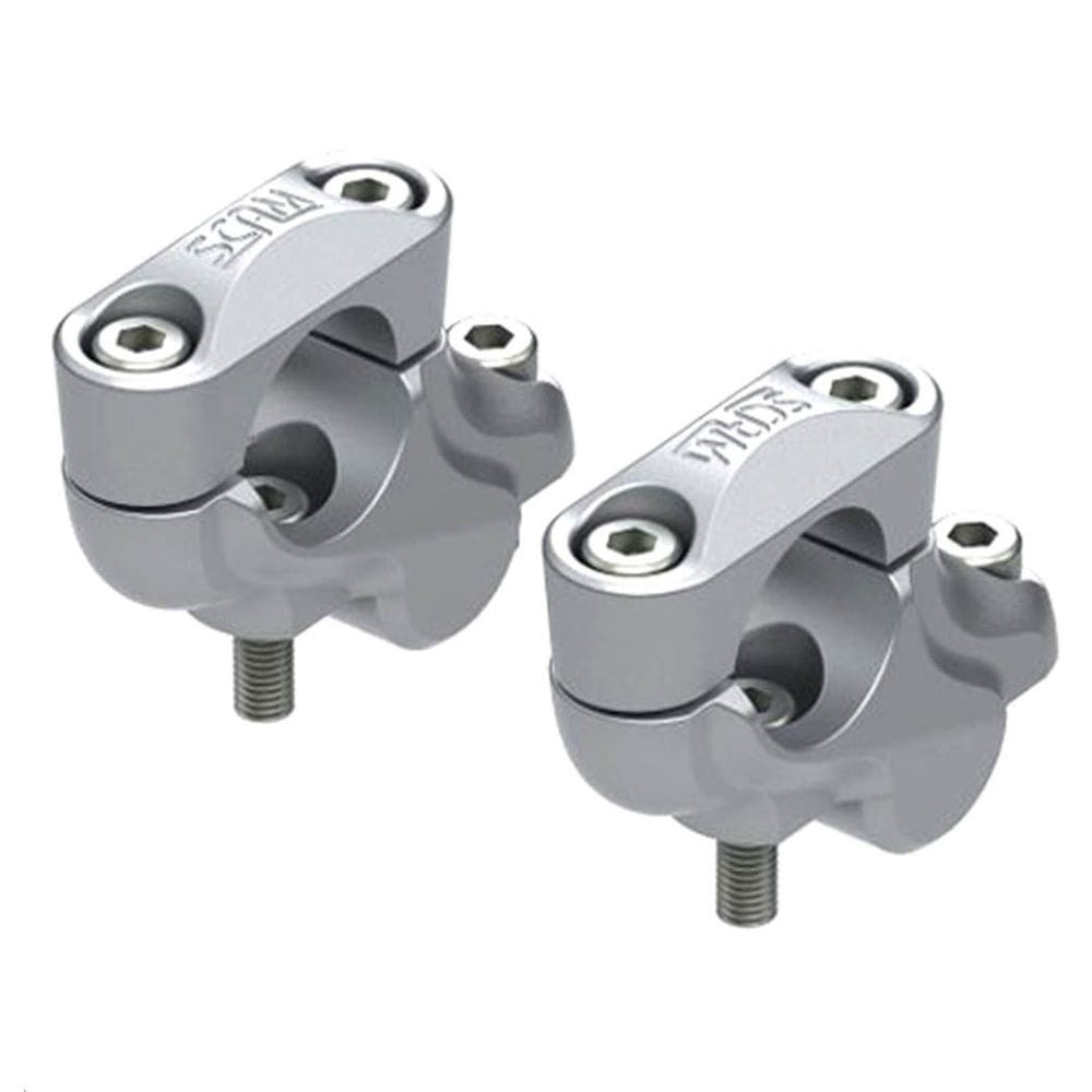Riser Adaptador Guidao Riva150 2012+ Prata Scam