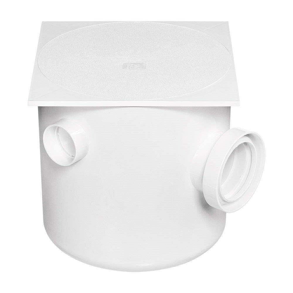 Caixa de Gordura Herc Grelha Quadrada 250 x 250 x 75/100mm