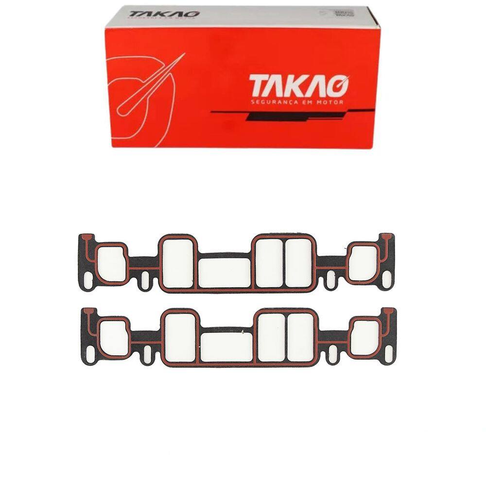 Junta Do Coletor De Admissao (Par) Yale 4.3 12V / Mitsubishi 4.3 12V / Hyster 4.3 12V / Daewoo 4.3 12V / Clark 4.3 12V - Takao Jcadgm43