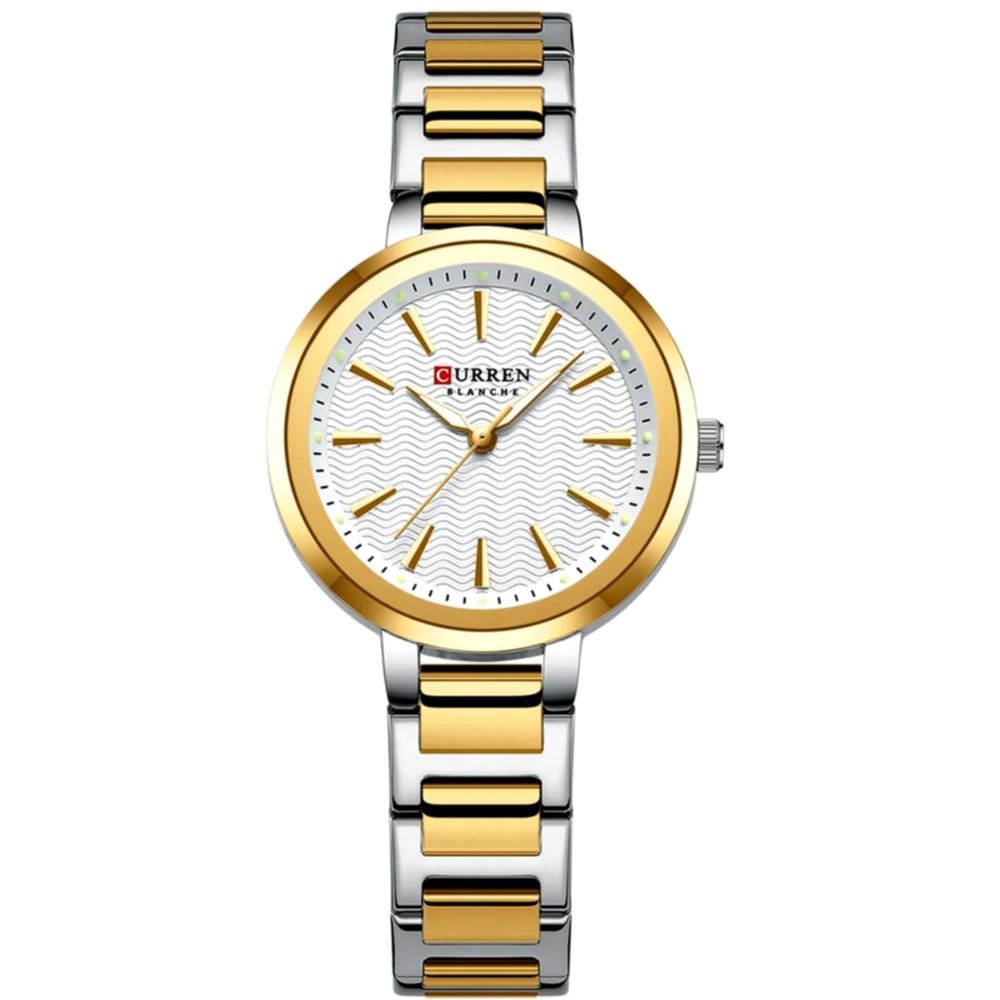 Relógio feminino minimalista dial quartzo design fino à prova d´agua