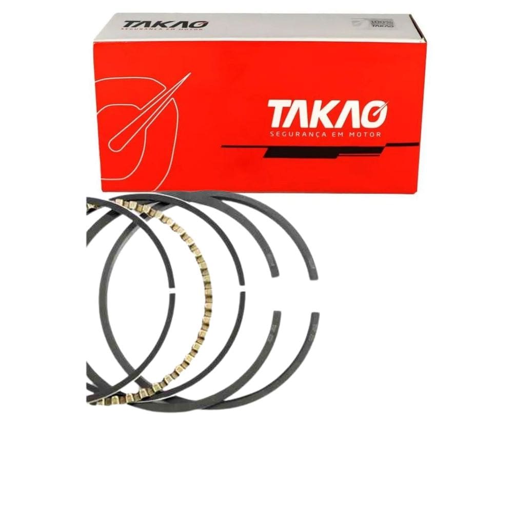 Anel Para Pistão (Jg) Puma 1.5 8V 1967 A 1983 / Kombi 1.5 8V 1967 A 1983 / Fusca 1.5 8V 1967 A 1983 / Brasilia 1.5 8V 1967 A 1983 - Takao Asvw15Astd