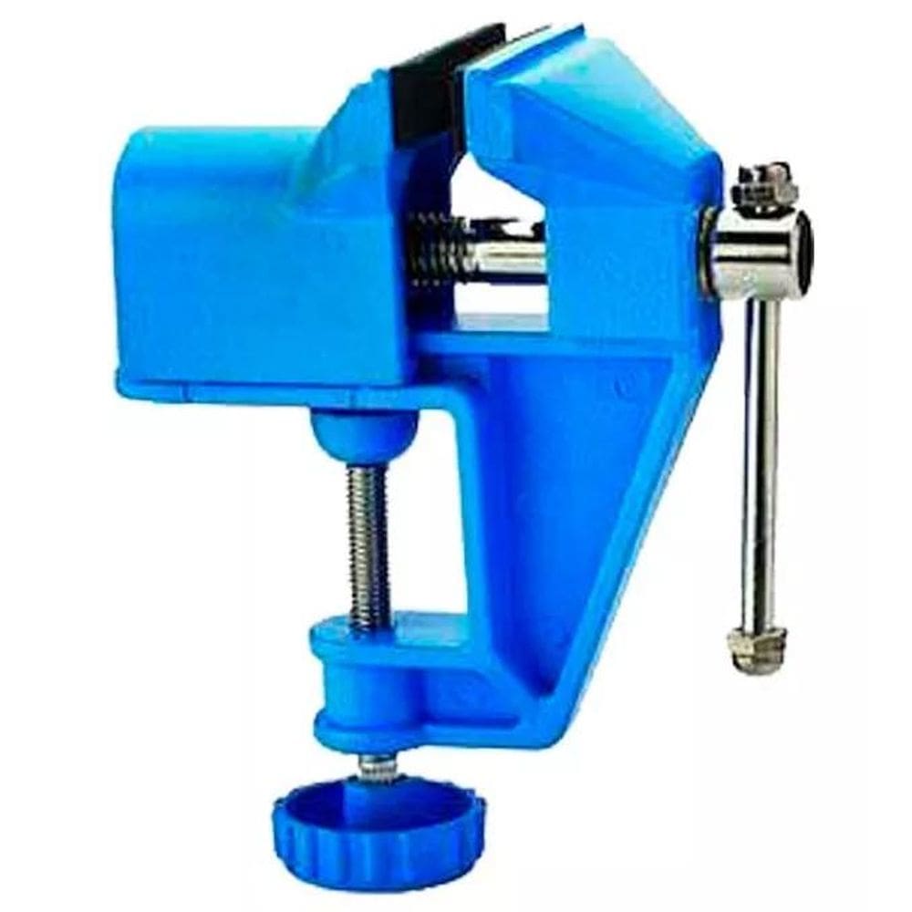 Torno De Bancada Aco Base Fixa Mini Morsa 60mm Hikari Hk201
