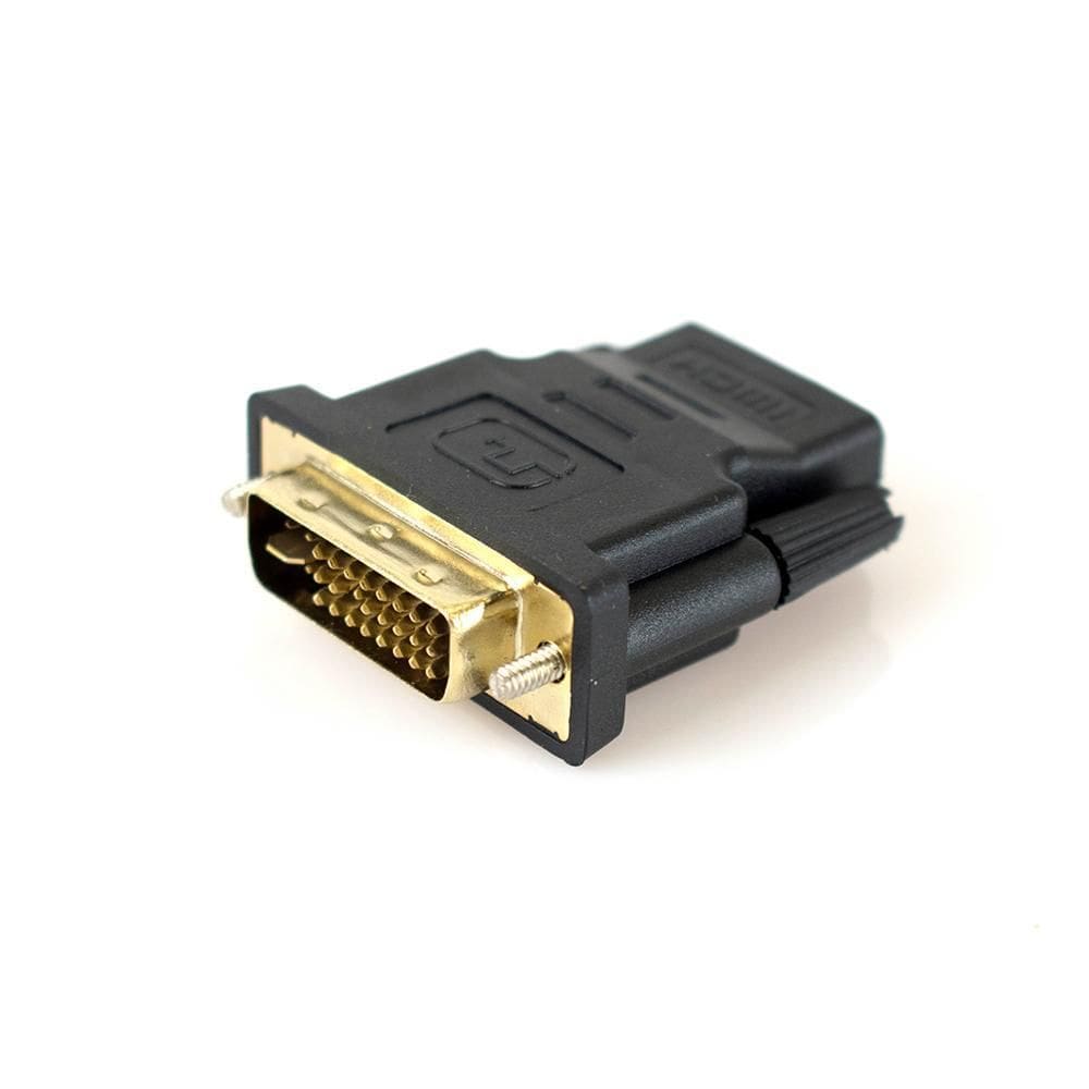 Adaptador Dvi  24+5  Macho Para Hdmi Femea Ouro Evus C-097