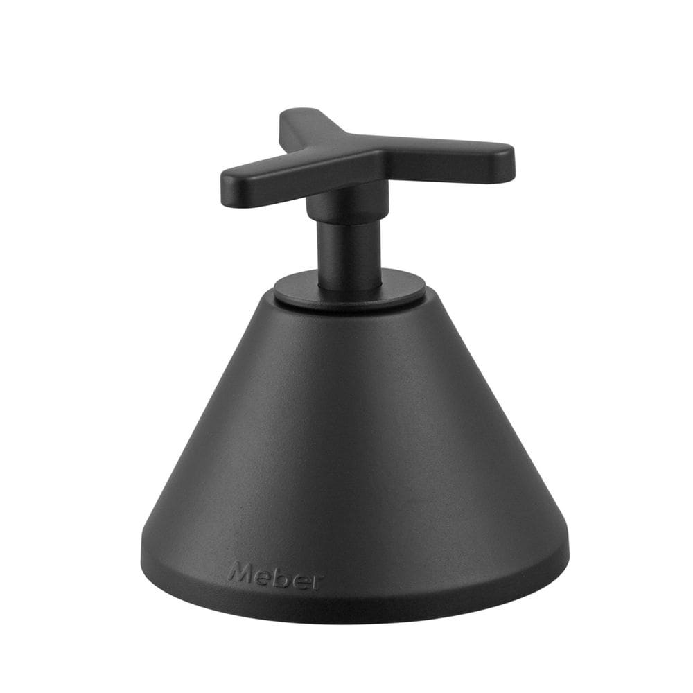 Acabamento para Registro de Metal Tríade Preto Matte