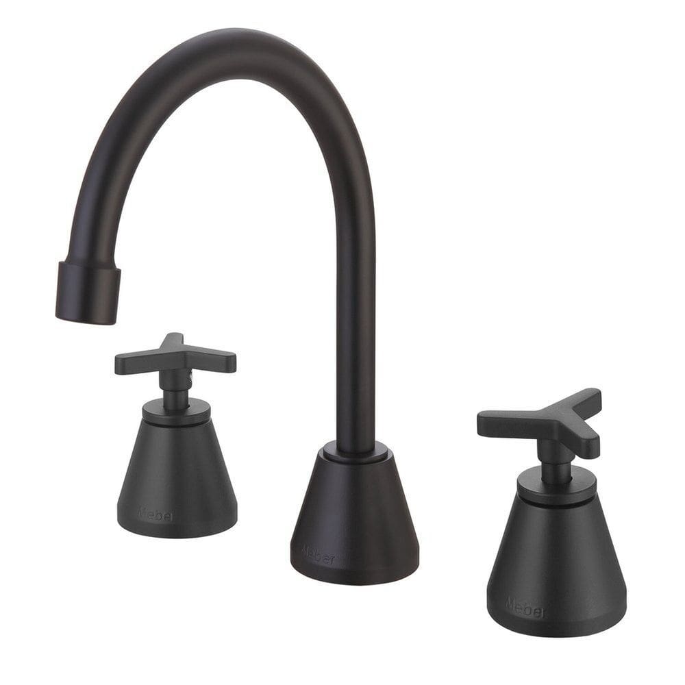 Misturador para Banheiro Bancada Tríade Preto Matte