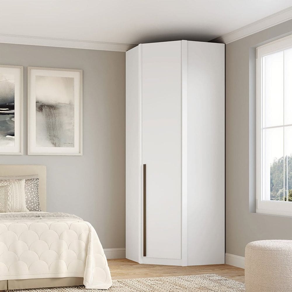 Guarda-roupa de Canto 1 Porta Altezza Branco