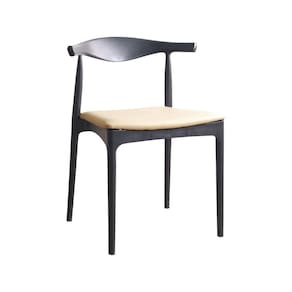 Cadeira para Sala de Jantar 74,5cm X 50cm Cora Preto/Cinza
