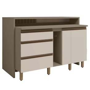 Kit Ilha Gourmet Connect com Balcões 60cm, 40cm, Porta Toalha e Condimentos - Móveis Henn