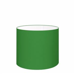 Cúpula em Tecido Cilindrica Abajur Luminária Cp-4113 30x25cm Verde Folha