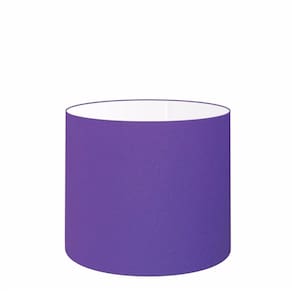 Cúpula em Tecido Cilindrica Abajur Luminária Cp-4113 30x25cm Roxo