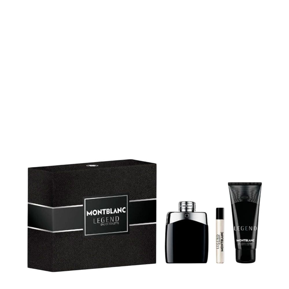 Kit Montblanc Legend Masculino - EDT 100ml + Shower Gel 100ml + Miniatura 7,5ml