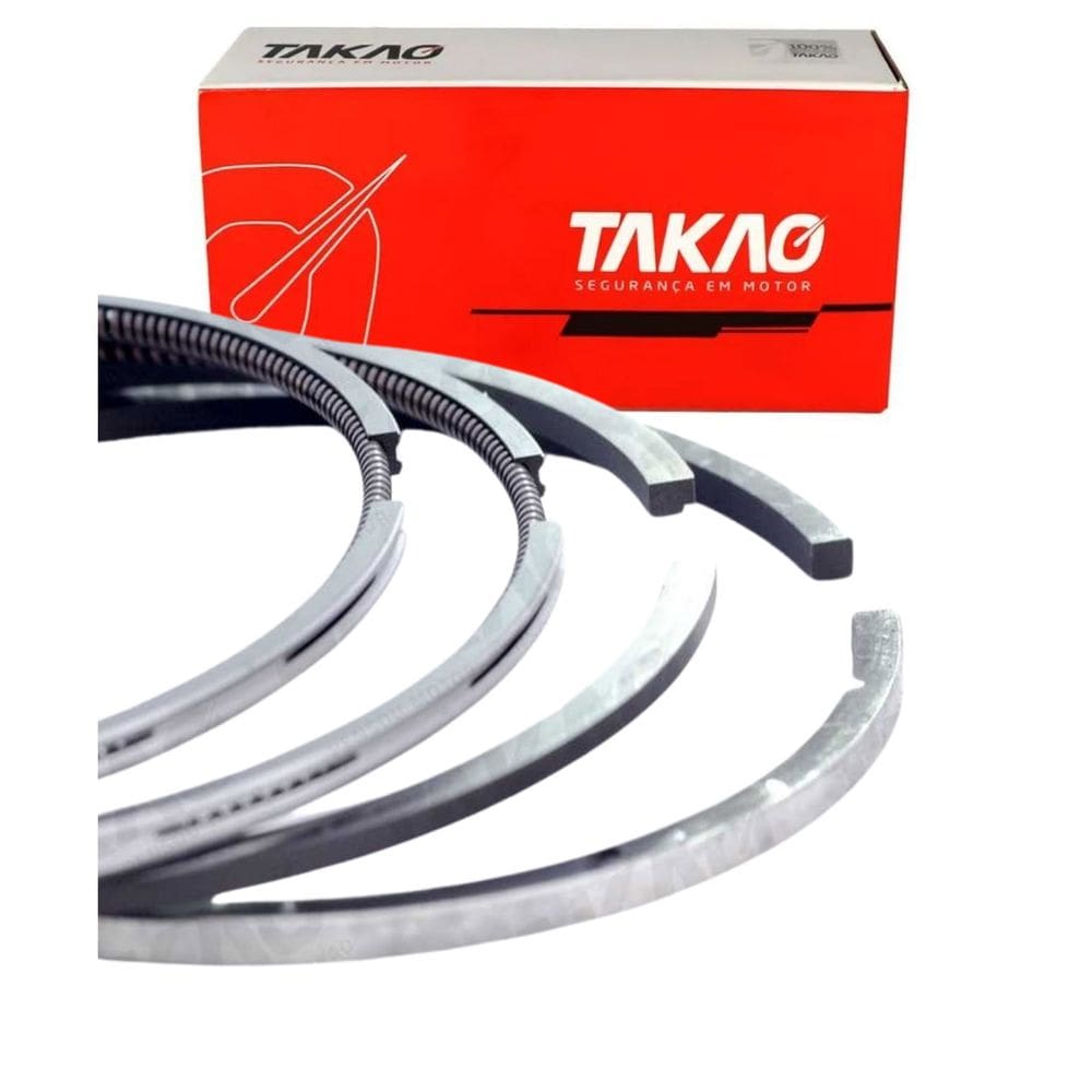 Anel Para Pistão (Jg) Ranger 2.5 8V 1996 A 2003 / F1000 2.5 8V 1996 A 2003 / S10 2.5 8V 1996 A 2005 / Blazer 2.5 8V 1996 A 2005 - Takao Asgm25Astd