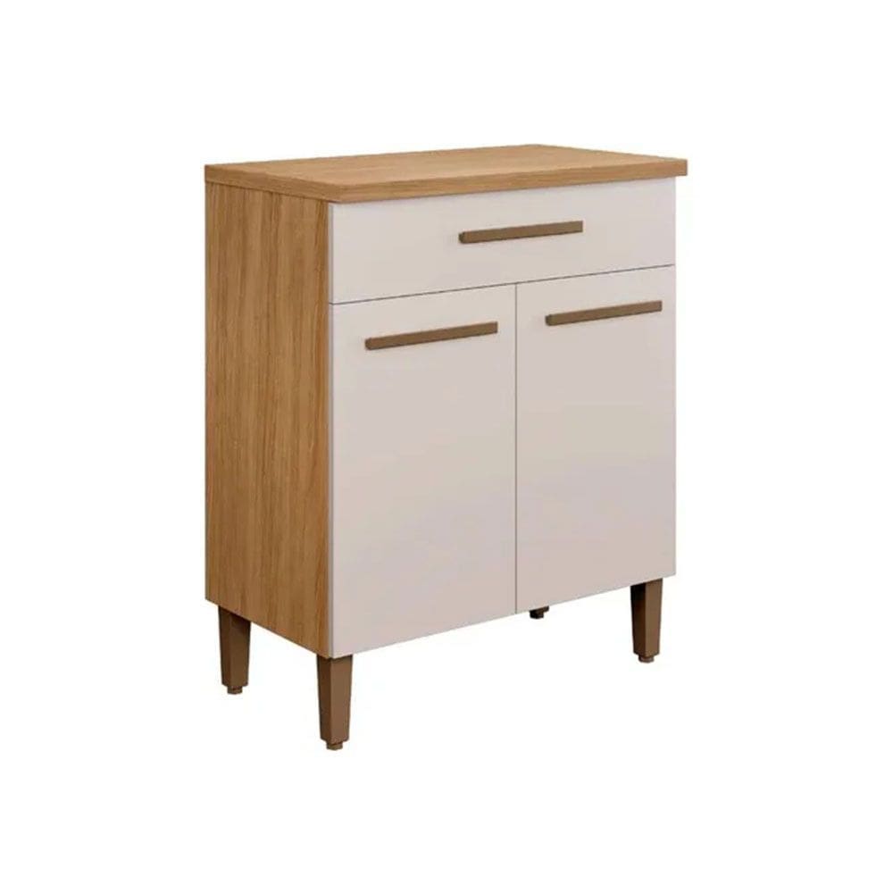 Balcão de Cozinha Ômega 2 Portas 1 Gaveta MDF Arte Móveis