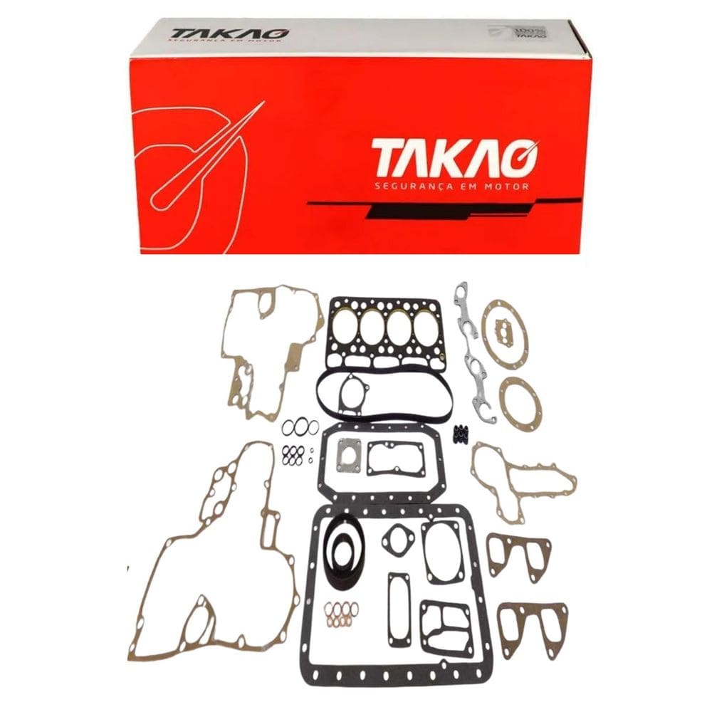 Junta Completa C/ Retentores (Jg) Kubota 1.6 - Takao Jcrku17