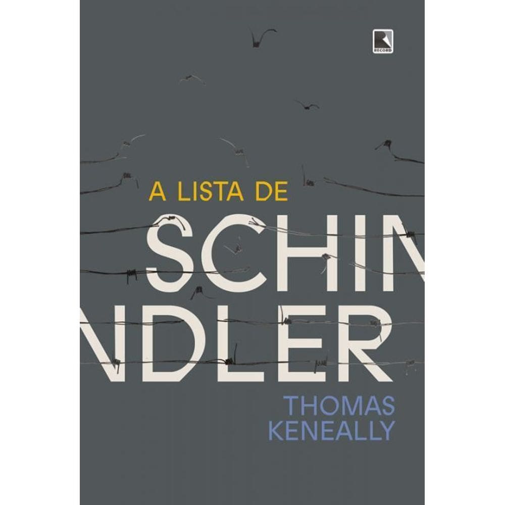 Livro A Lista De Schindler  Edição Especial