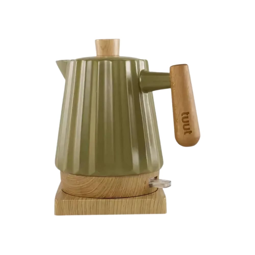 Chaleira Elétrica Em Porcelana Elegance Verde 1,5L 220V Tuut