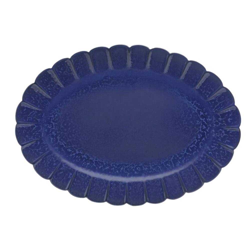 Travessa Oval Em Porcelana Flora 41,5x29,5cm Oxford Amor-Perfeito