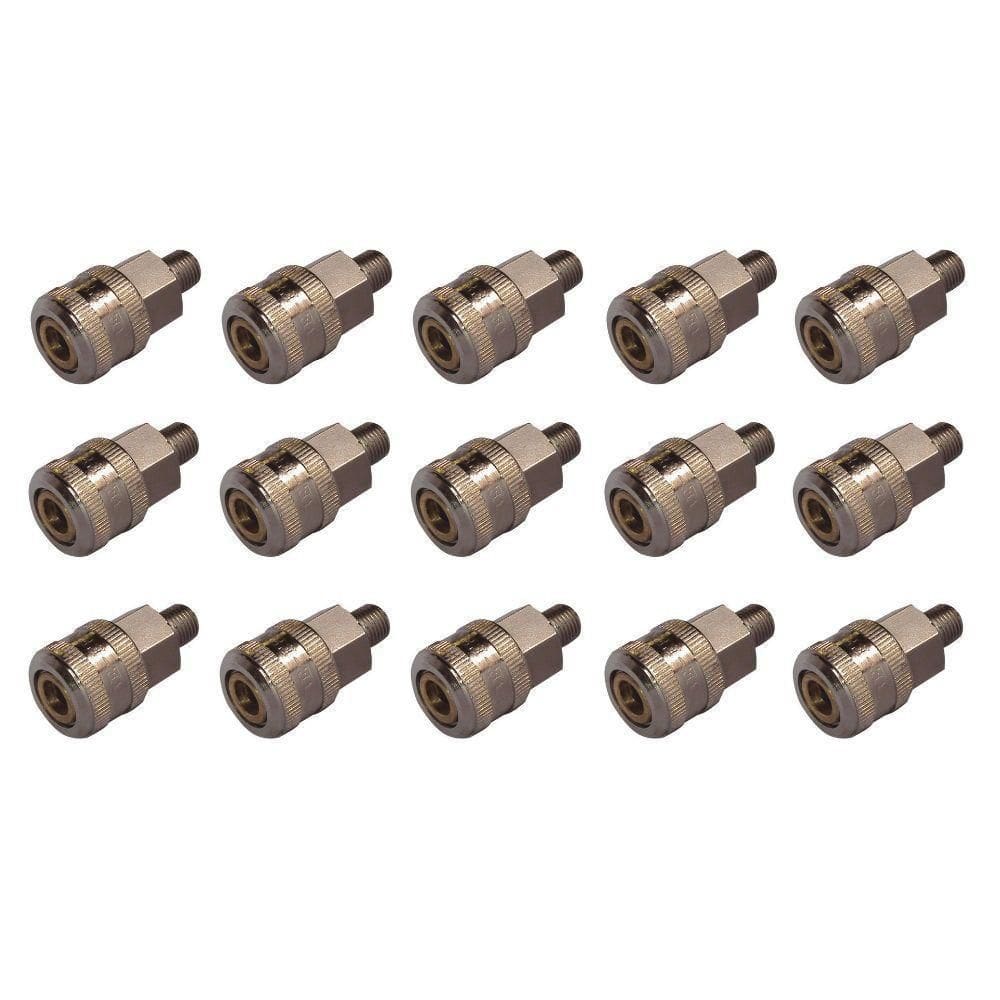 Kit 15 Engate Rápido Macho 1/4`` Lub-2000A Lubefer