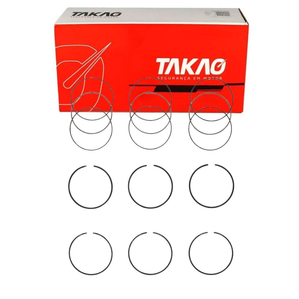 Anel Para Pistão (Jg) Hb20 1.0 12V 2012 A 2020 / Picanto 1.0 12V 2010 A 2019 - Takao Ask10A050