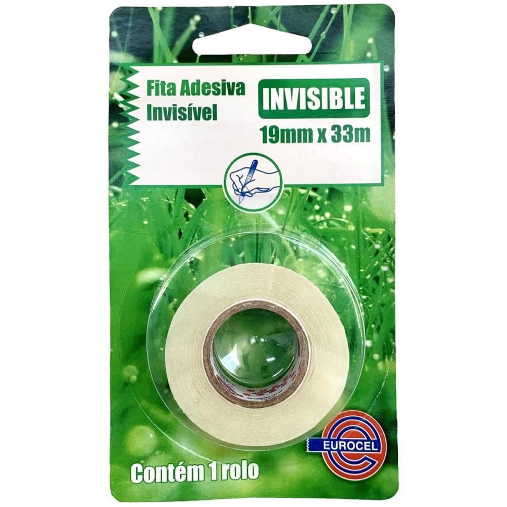 Fita Invisível 19mm x 33m - Eurocel