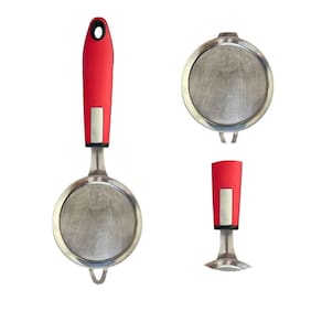Peneira De Cozinha Em Inox E Cabo De Silicone - Unyhome