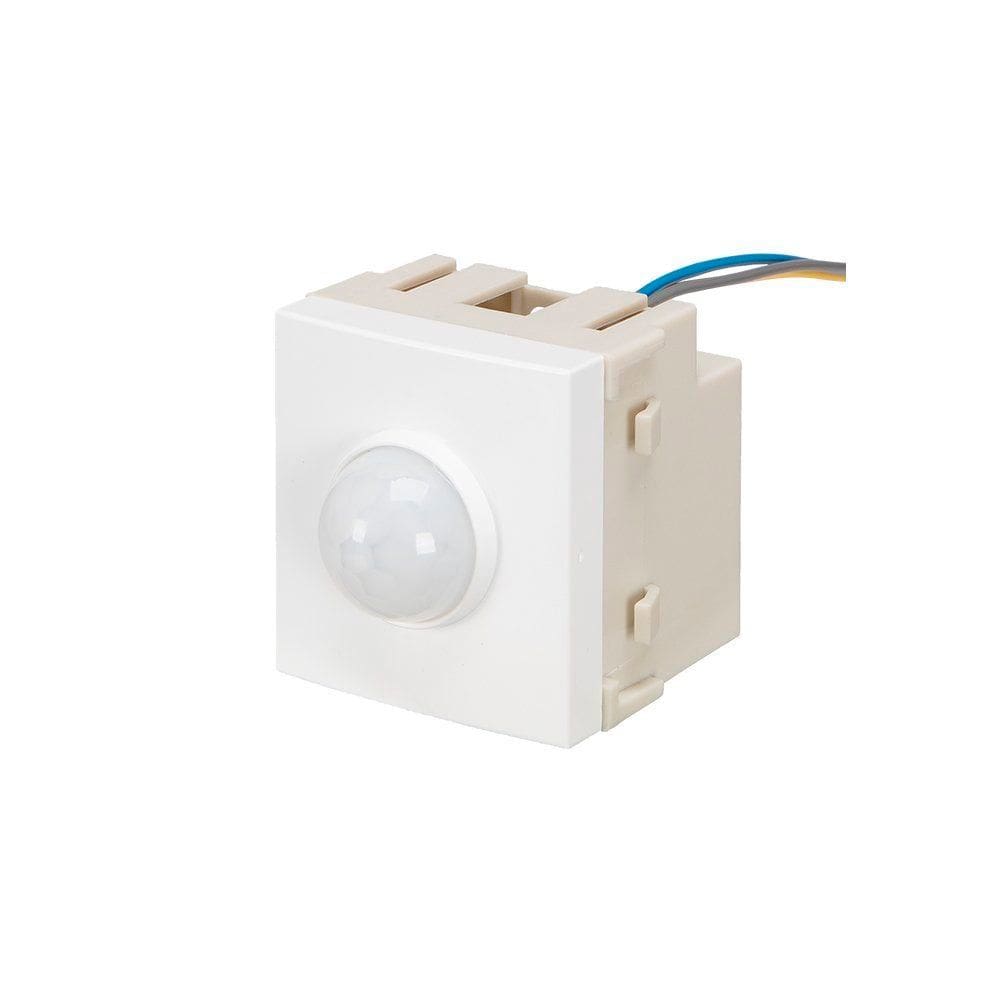 Módulo Sensor de Presença Modular MarGirius Sleek 120° Bivolt Branco