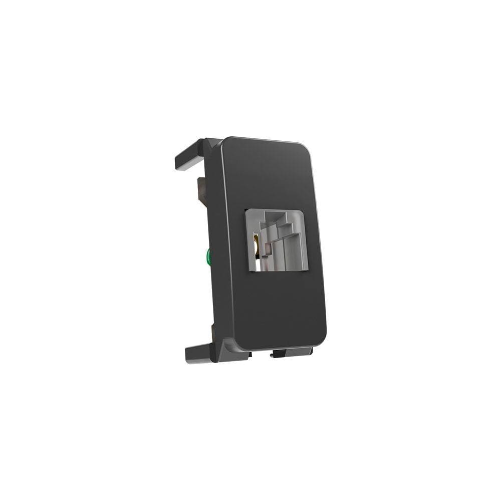 Módulo Tomada para Telefone Padrão Americano MarGirius B3 Colors RJ11 4 Fios Grafite
