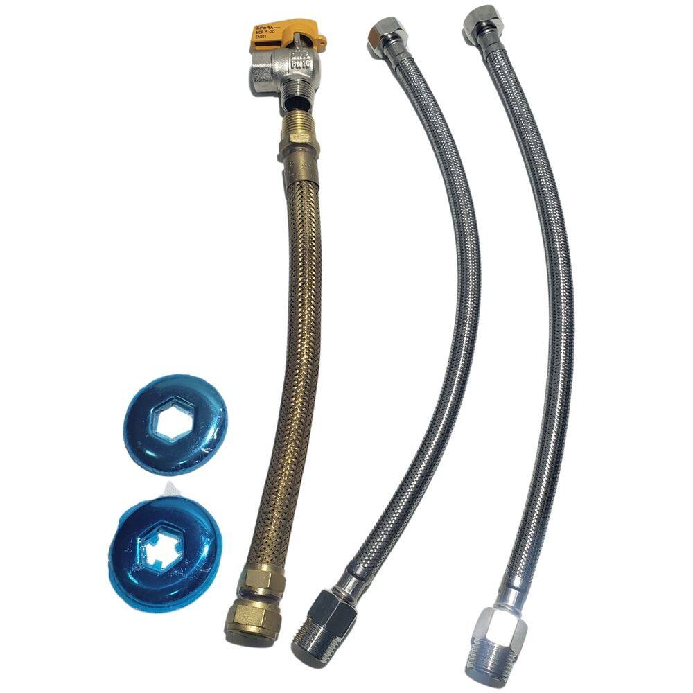 Kit Flexíveis Aquecedor 1/2 - 30 e 40cm - KAK123040MF