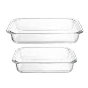 Travessas Assadeiras de Vidro Borossilicato Originale 1L e 2,2L - Hauskraft