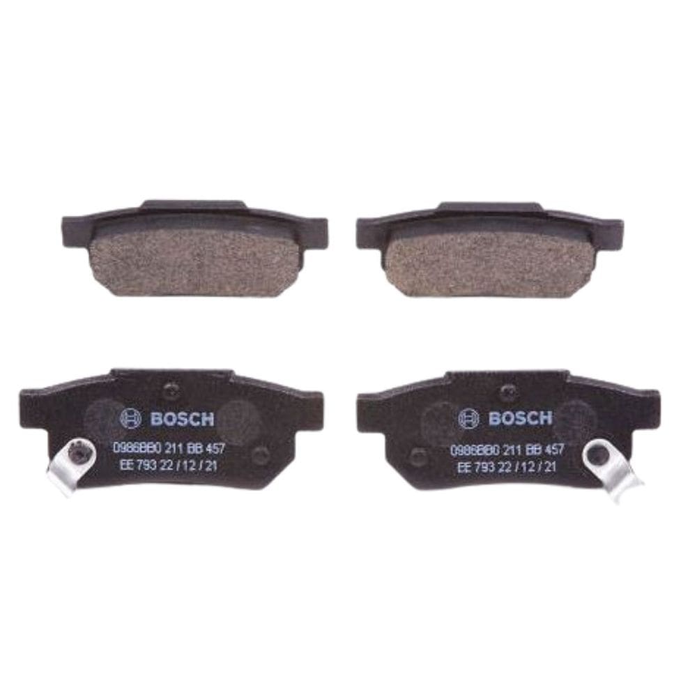0986Bb0211 - Pastilha Freio Traseiro - City 1.5 Flexone 14 / City 1.5 Flex 09 / 14 - Bosch