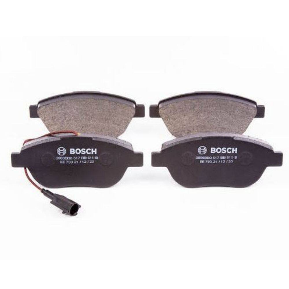 0986Bb0517 - Pastilha Freio Diant Bosch - Stilo 1.8 16V Bravo / Linea 1.4 T-Jet - Bosch