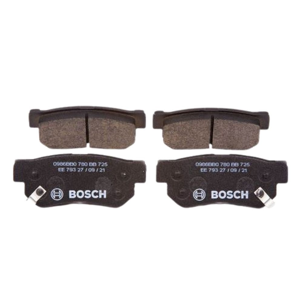 0986Bb0780 - Pastilha Freio Tras Sist Mando - Azera Sportage Tucson 04 / 4X2 / 4X4 - Bosch