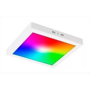 Painel Led Sobrepor Inteligente Quadrado Ekaza 30X30 24W