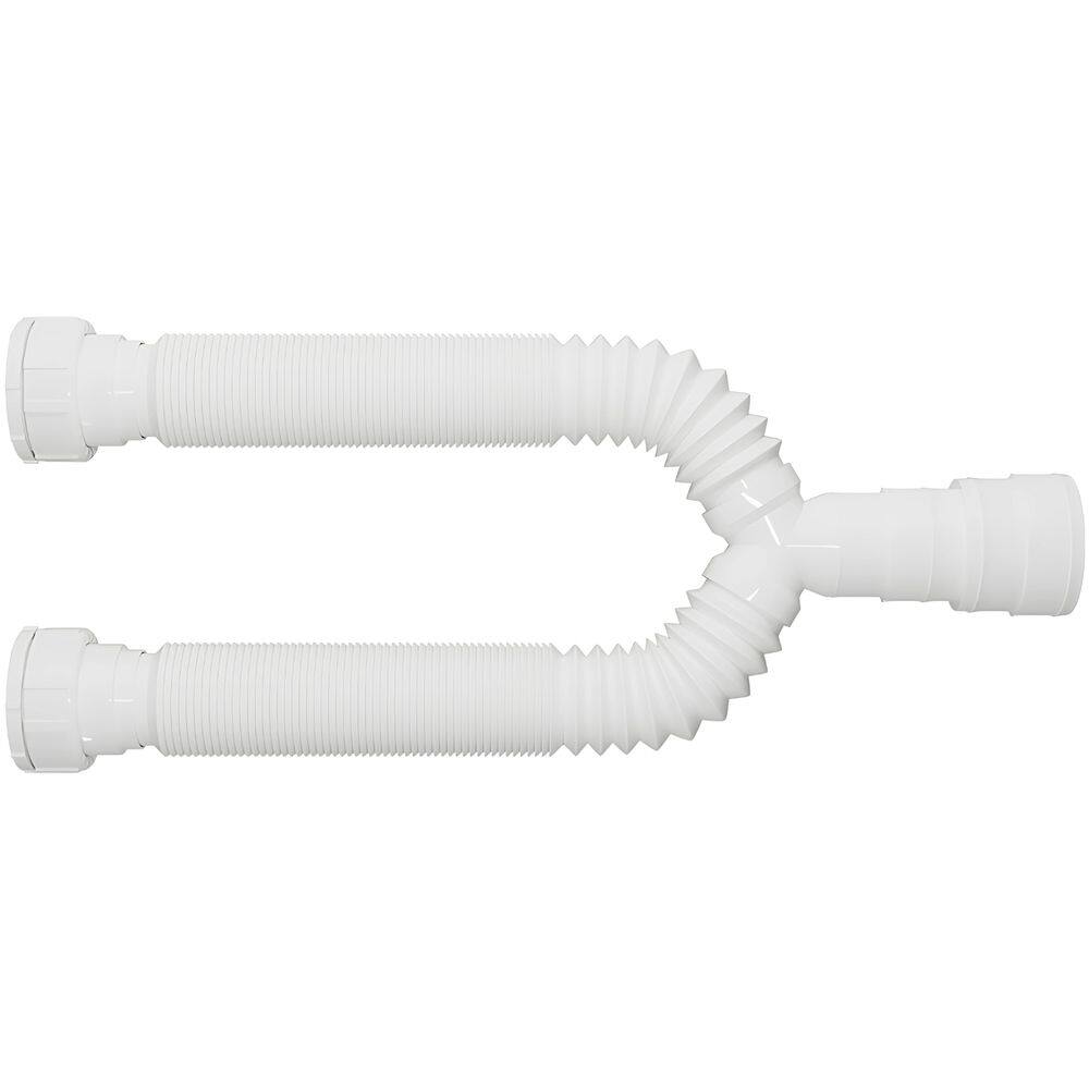 Sifão Tubo Extensivo Duplo Branco 1,10m - Blukit 030213