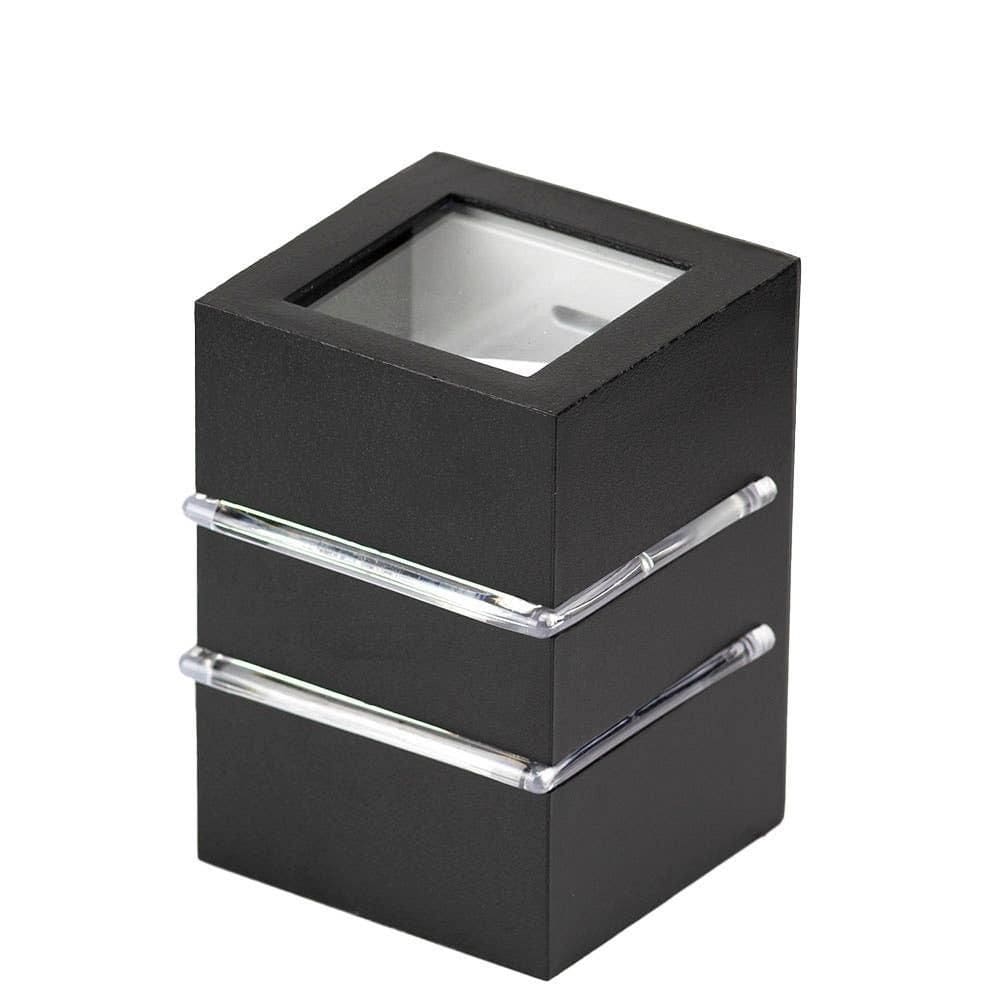 Arandela Flip 2 Aletas - Preto Fosco Blumenau