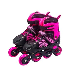 Patins Inline Unitoys, Leds Na Primeira Roda, Botão De Ajuste e Freio