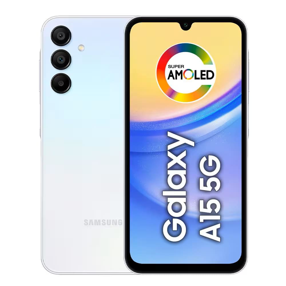 REEMBALADO: Samsung Galaxy A15 5G 128GB 4GB RAM Tela 6.5 - Azul Claro