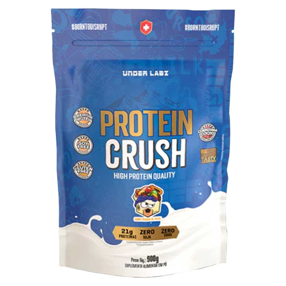 Protein Crush Whey Concentrado Refil 900g Vitamina de Frutas
