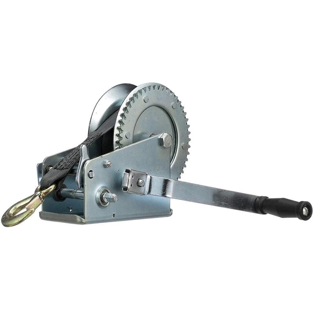 Guincho Manual Catraca De 2000Lbs Com Fita E Tração 1350Kg