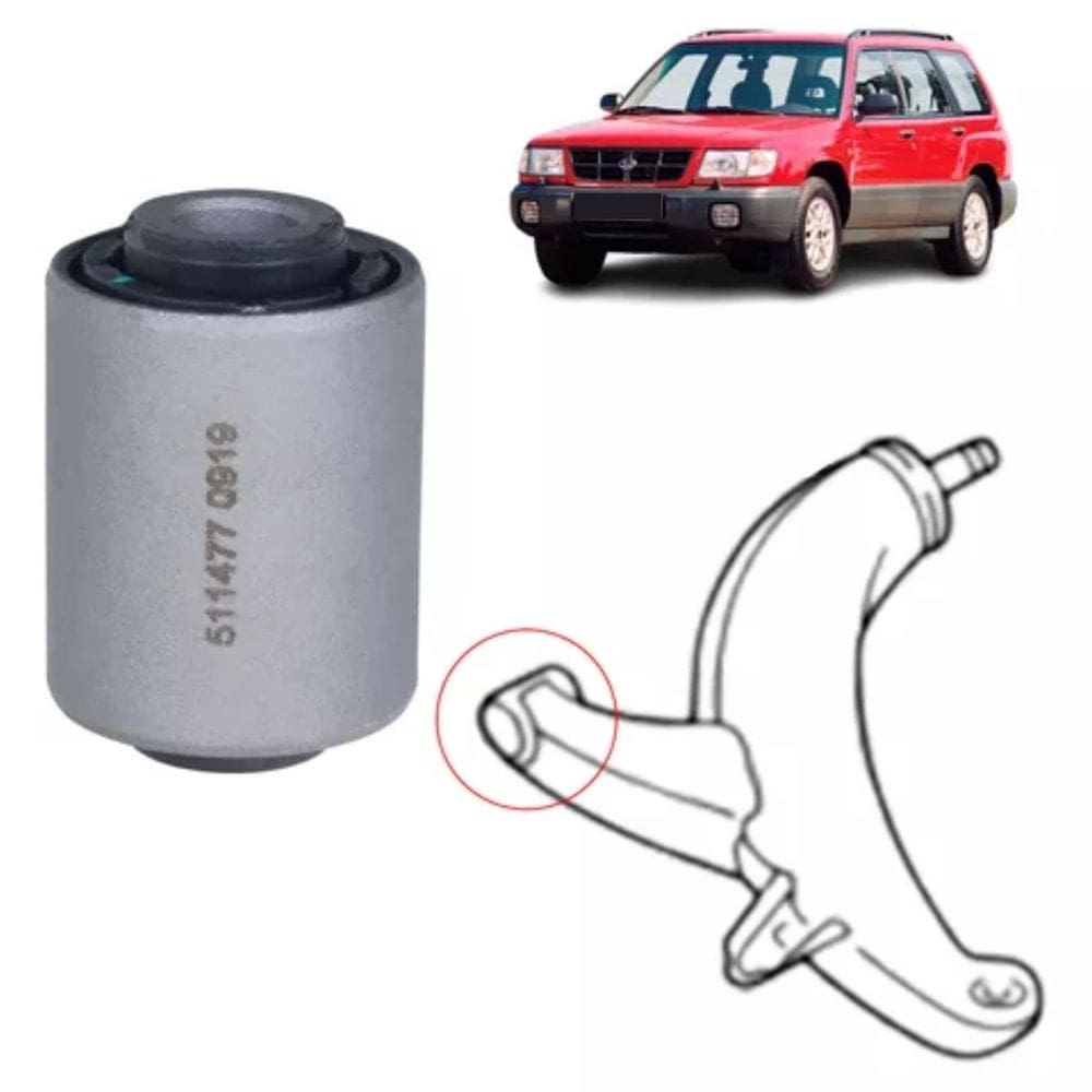 Bucha Bandeja Dianteira Menor S/Suporte - Forester 1997 A 2002 / Impreza 1992 A 2000 / Legacy 1994 A 2003 - Gp511477