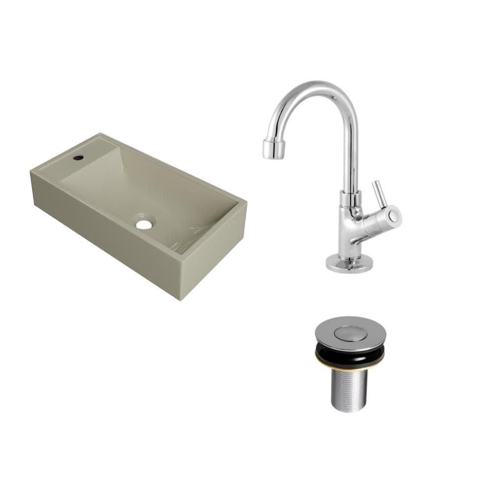 Kit Cuba RL545 C/Torneira 1198 Metal + Válvula Click 1``B (2,6cm)