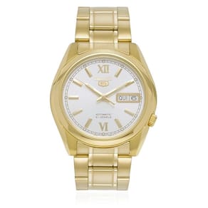 Relógio Masculino Seiko Automático Dourado 37mm