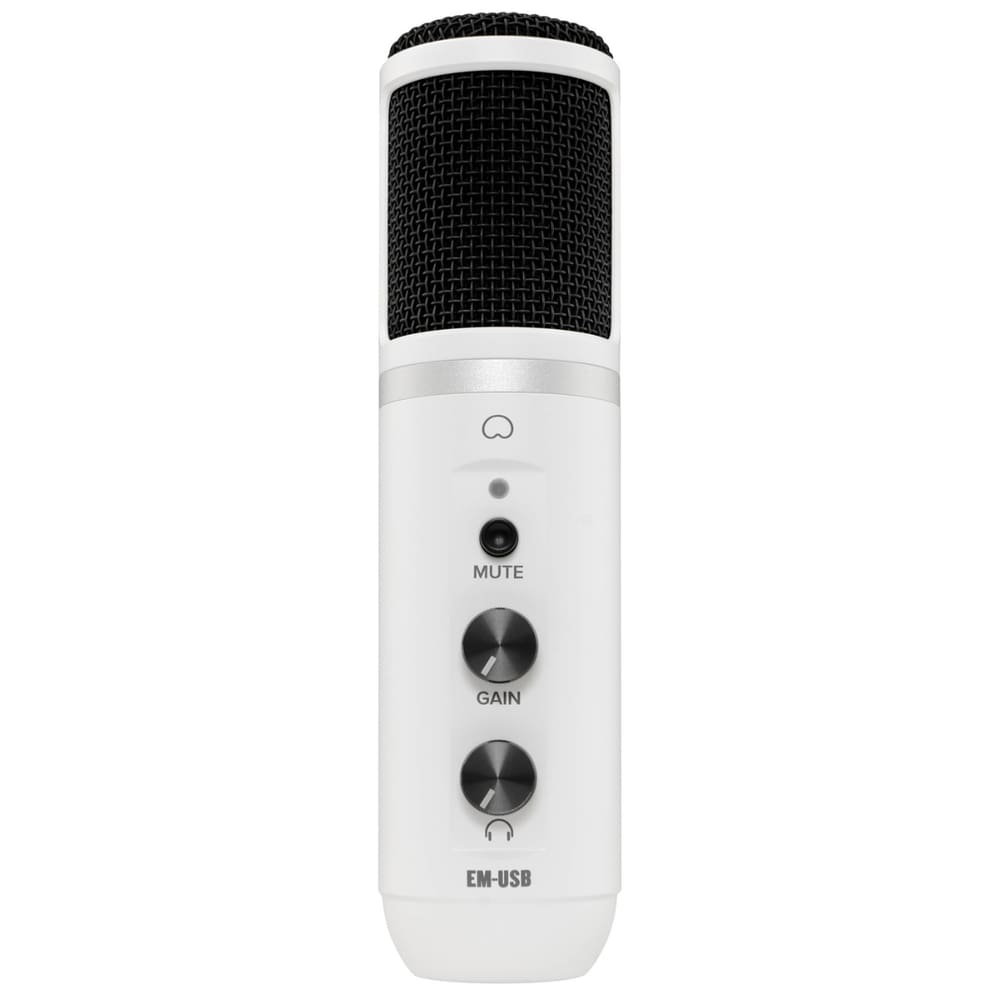 Microfone EM-USB-LTD-WHT Cardióide Mackie