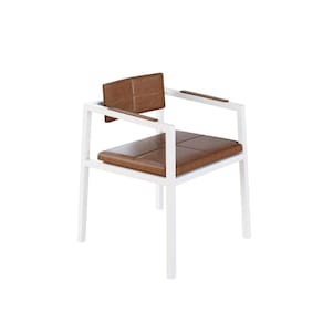 Poltrona Noah Fixa C/4 Pés 78 x 60,5 x 60,5 cm Pés Brancos