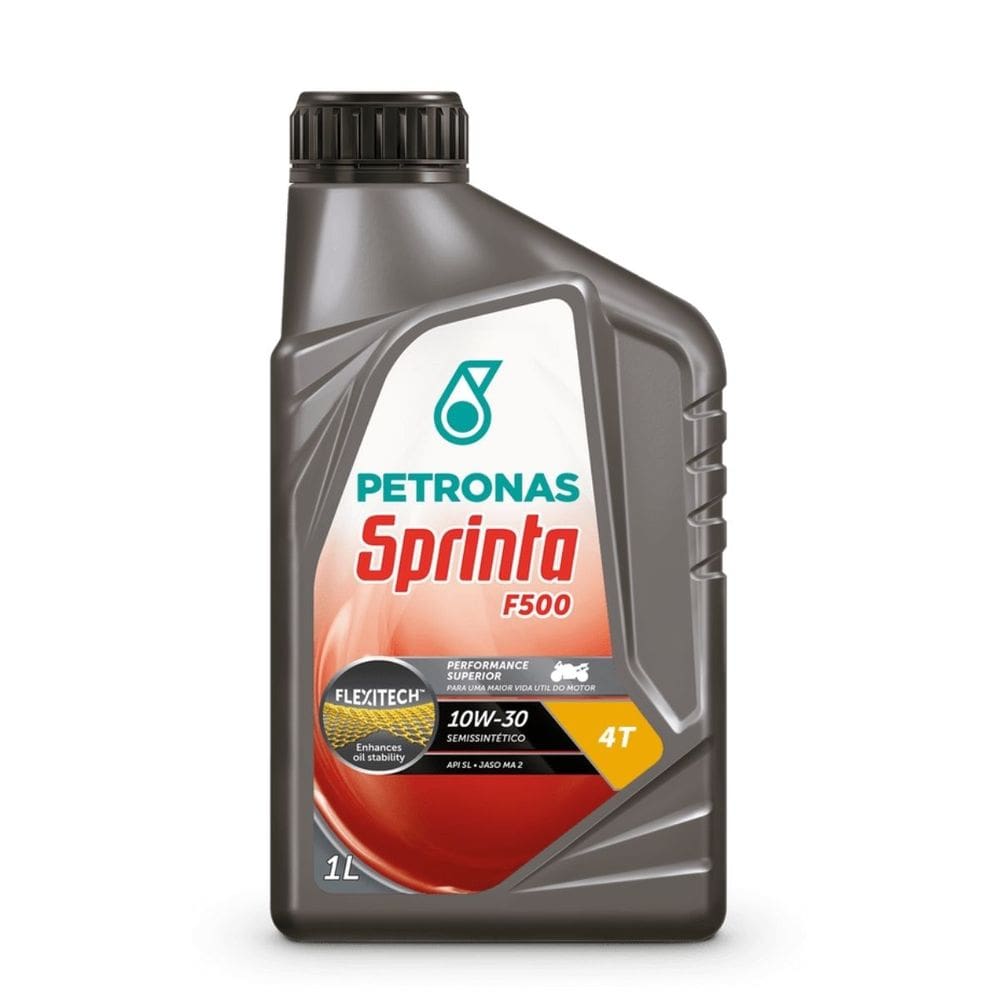 D464B337 - Oleo Moto Petronas Sprinta F500 4T 10W30 - Moto Semissintetico 10W30 Api Sl / Jaso Ma - Petronas